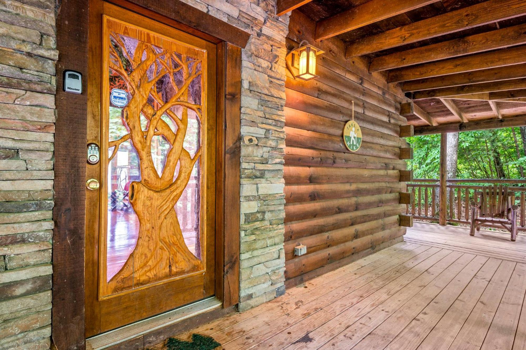 Gatlinburg Enchanted Treehouse By Stony Brook Cabins Exteriör bild