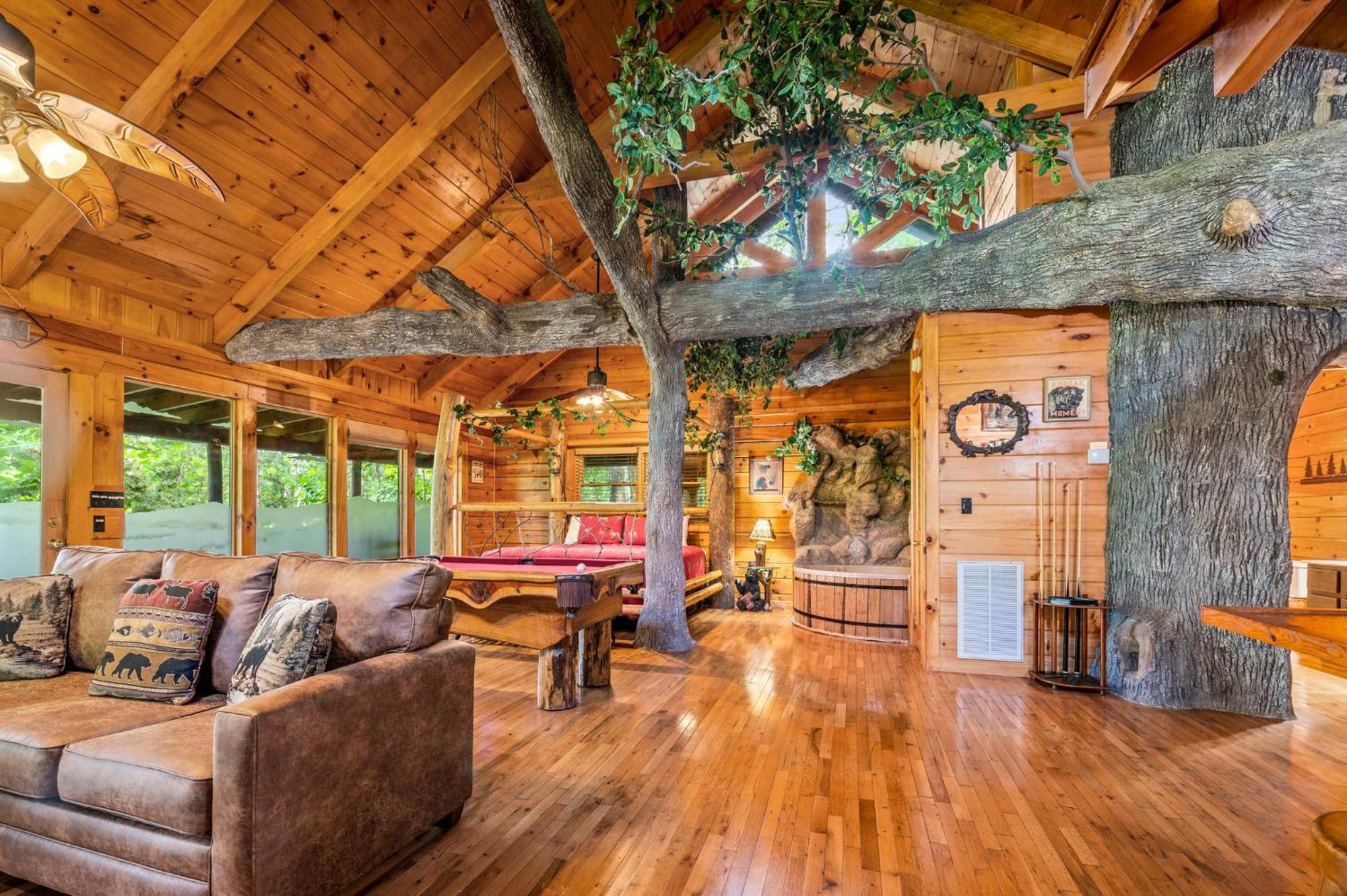 Gatlinburg Enchanted Treehouse By Stony Brook Cabins Exteriör bild